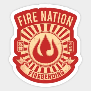 Fire Nation Sticker